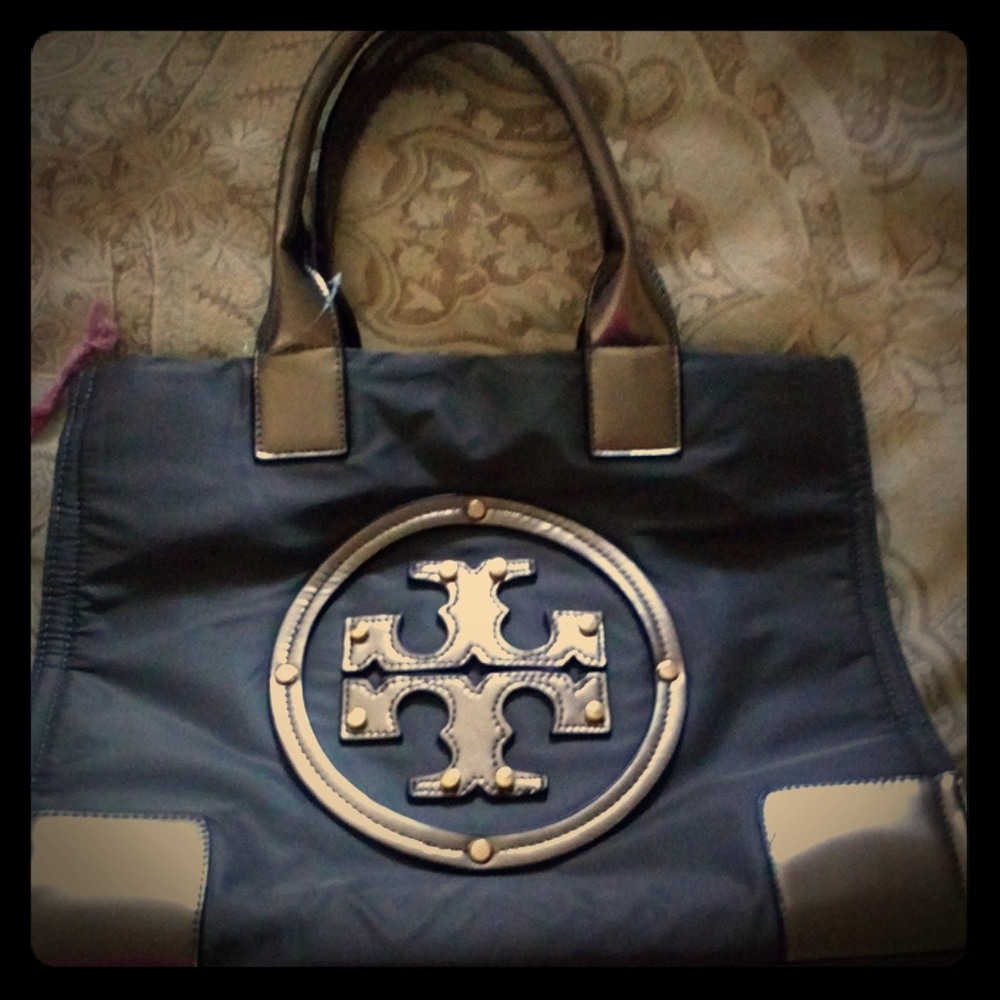 Tory burch bag brown and gold midium